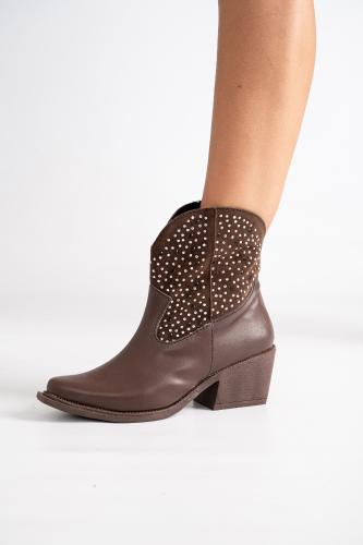 Texana Bota Corta con Strass Mark