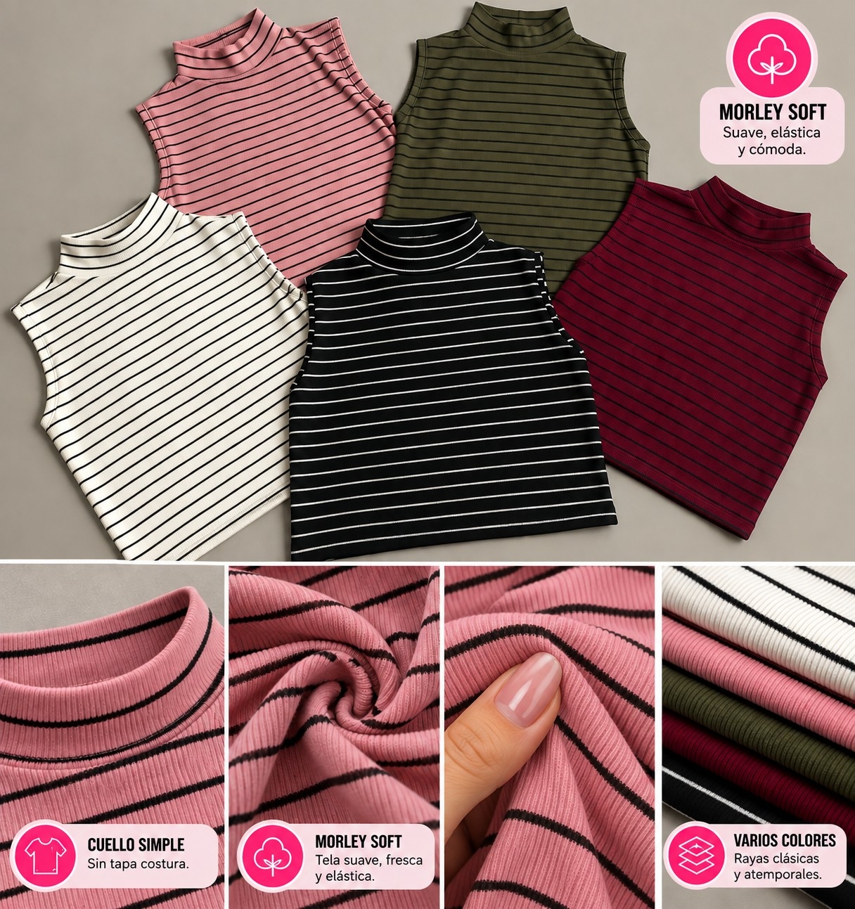 Musculosa Rayada - Imagen 2
