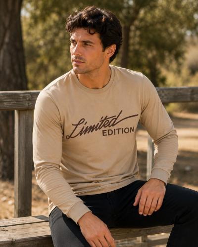 Camiseta Estampada Algodón Peinado ( N )
