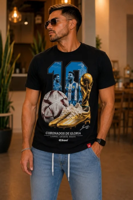 Remera Estampada Algodón Peinado ( N )