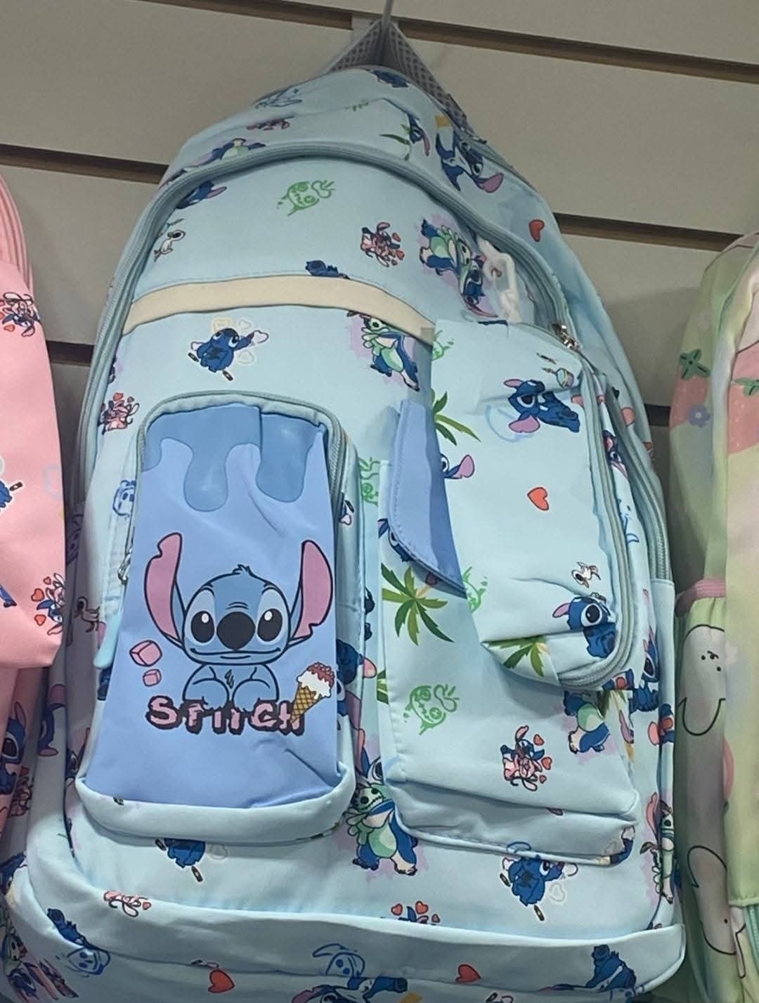 Mochilas Stich con Cartuchera  42x25 Cm - Imagen 2