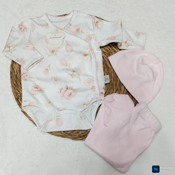 Ajuar 3 Piezas Body Kimono