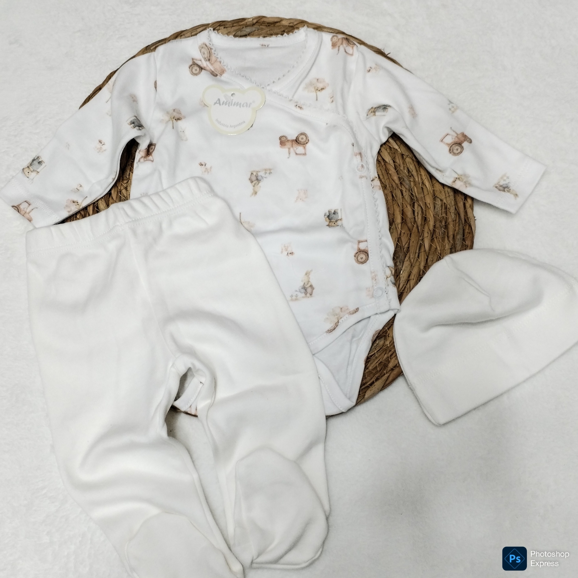 Ajuar 3 Piezas Body Kimono - Imagen 3