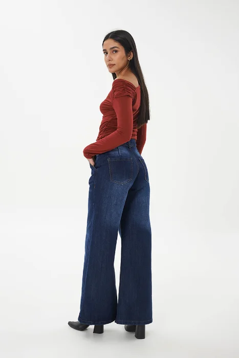 1290.26 Super Wide Leg con Cordón