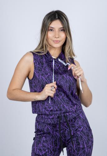 Musculosa C/capucha Lycra