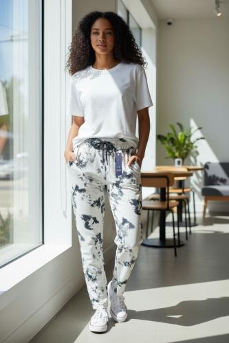 Jogging Lycra Sublimado Blanco - Miniatura 2