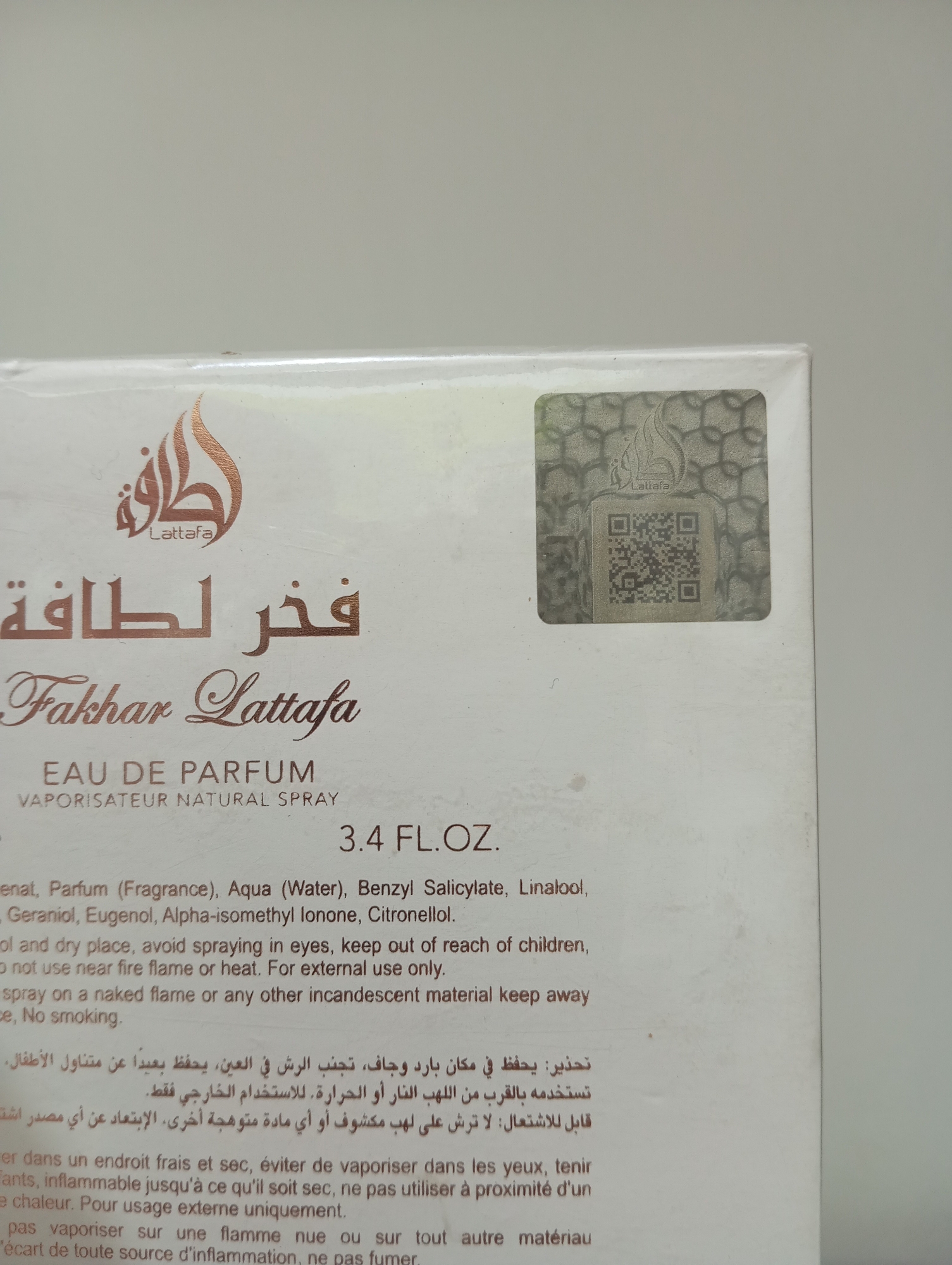 Perfume Arabe Original Lataffa Fakhar Rose - Imagen 2