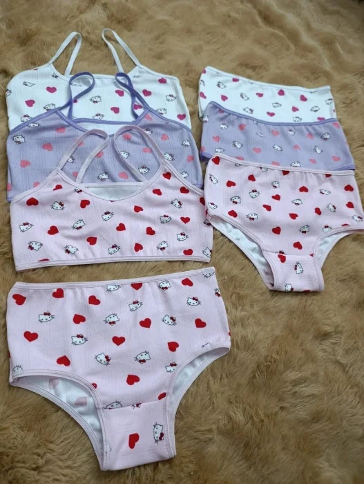 Conjuntos de Nena de Hello Kitty y Flores