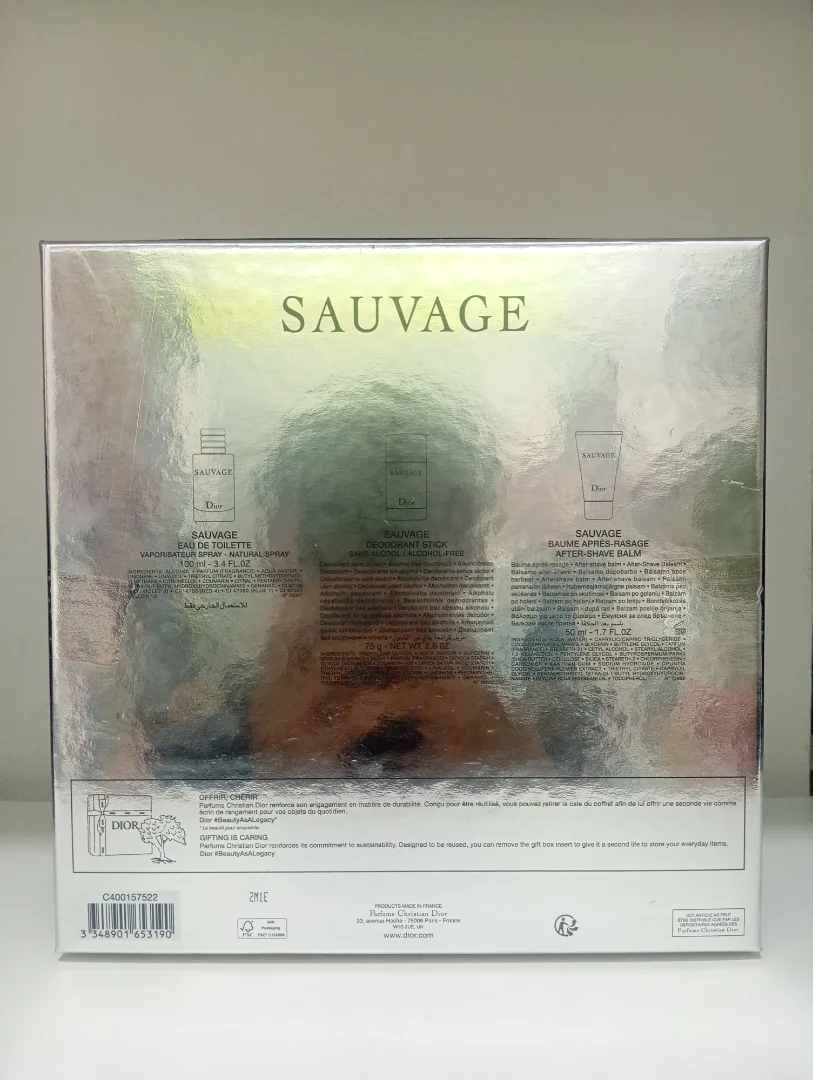 Perfume Dior Original Cofre Sauvage - Imagen 3