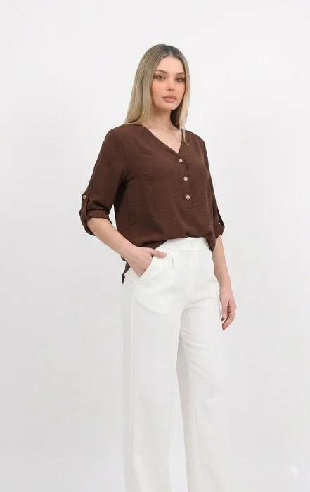 Blusa Cey con 3 Botones