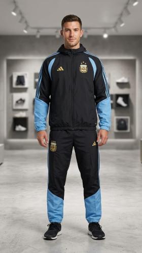 Conjunto Rompeviento con Forro Logos Bordados