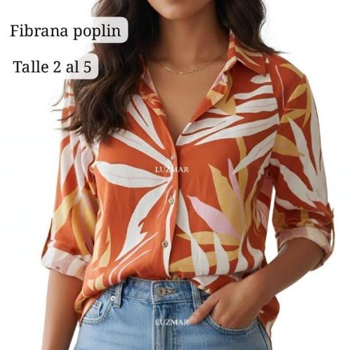 Camisa 3/4 Estampado