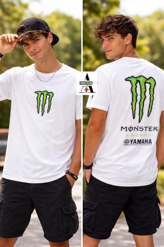 Remera Monster Blanca