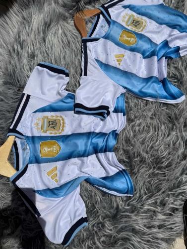 Camiseta Argentina Bordado  con Brillo Premium - Miniatura 2