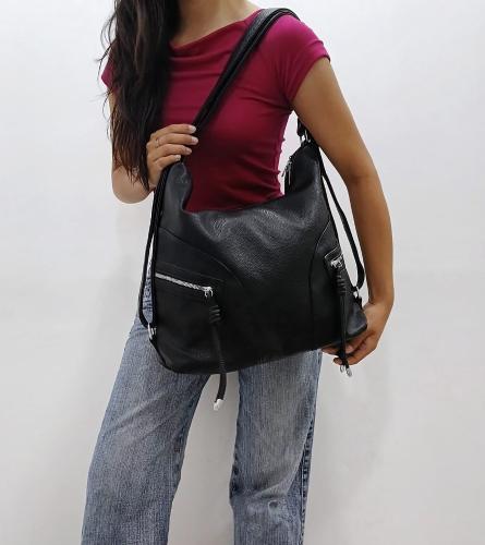 Mochila /bolso de Cuero Importado - Miniatura 2