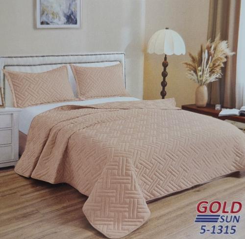 Cubre Cama Gold Sun + Fundas