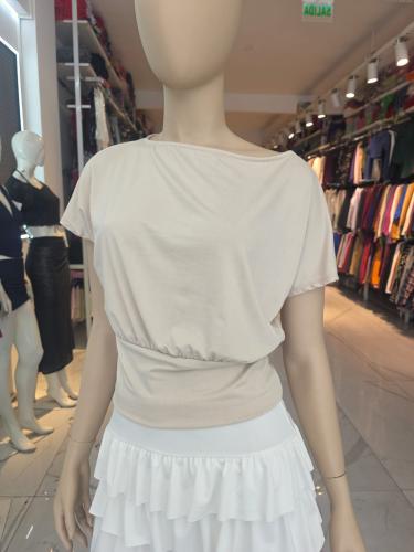 Remera Modal Manga Corta