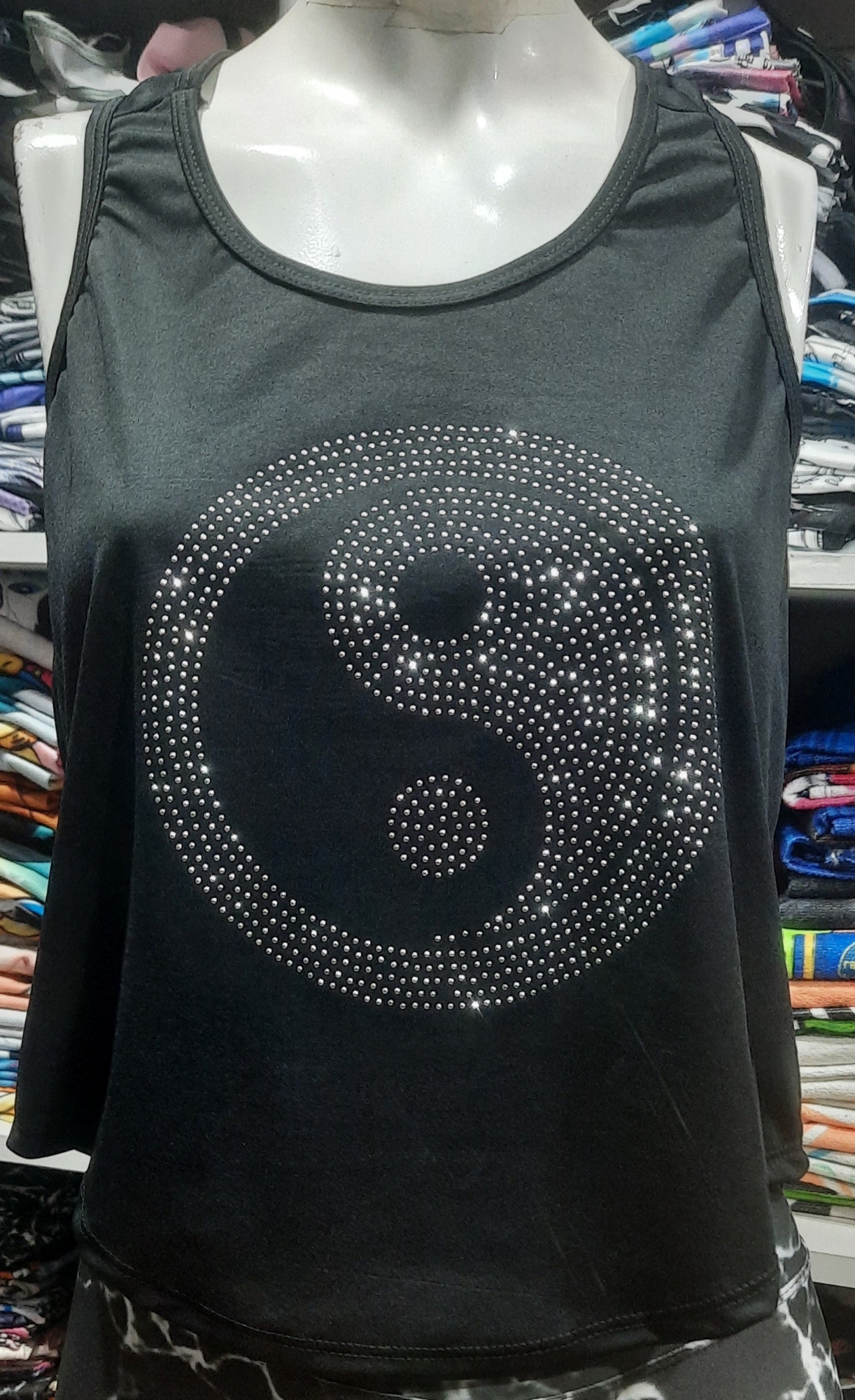 Sudaderas Negras  con Strass - Imagen 3