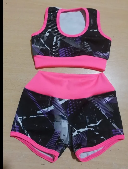 Conjuntos del Shorts y Top de Lycra