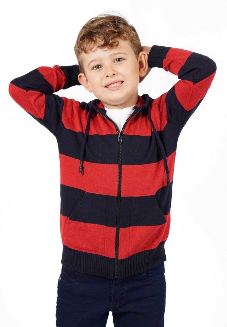 Campera Roja Rayada !! - Imagen 3