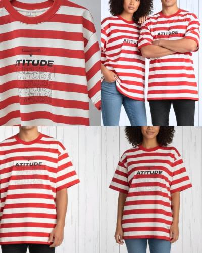 Remeras Rayada Oversize Unisex - Miniatura 2