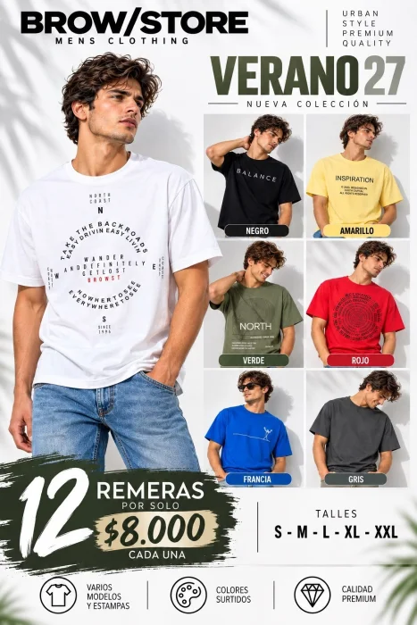 Remera Jersey Peinado Premium