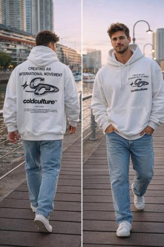 Buzos "oversize " Capucha y Bolsillos