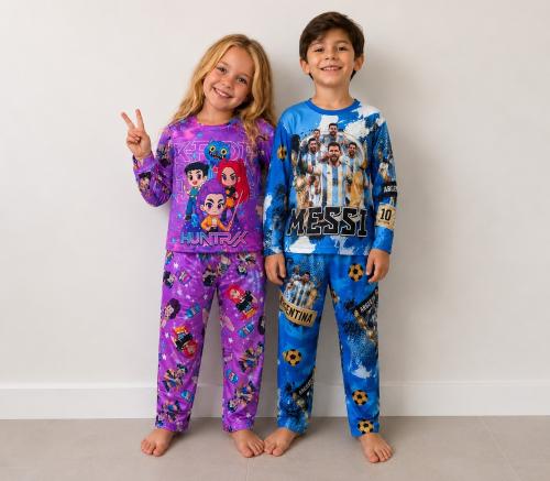 Pijamas Spum/algodón Niños/niñas ( N ) - Miniatura 2