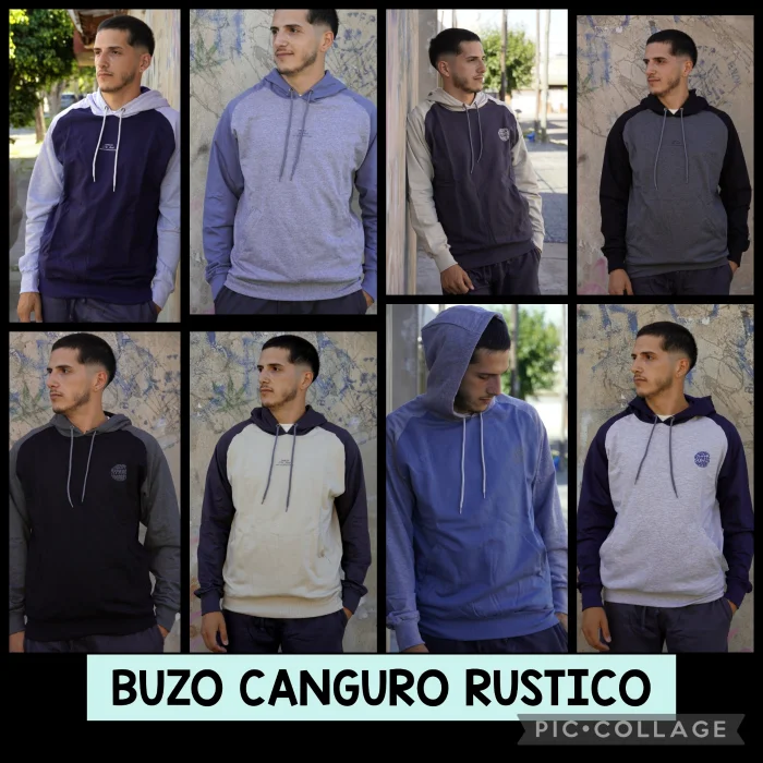 Buzo Canguro Rustico