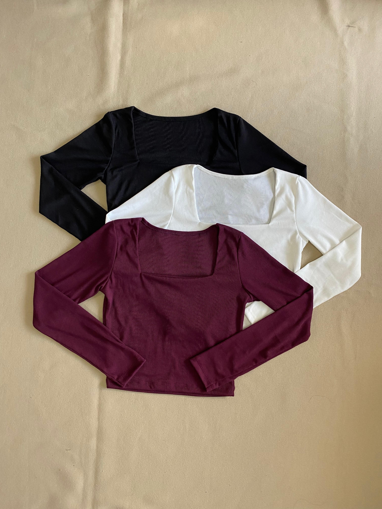 Remera Cuello Recto Morley Rib - Imagen 2