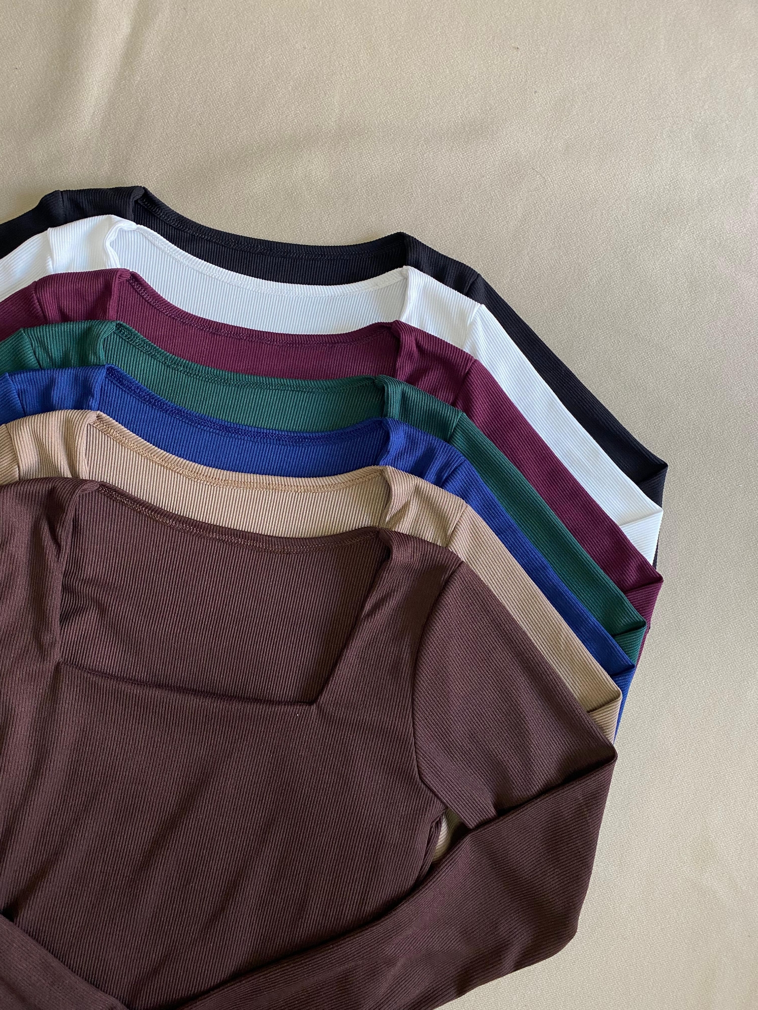 Remera Cuello Recto Morley Rib - Imagen 3