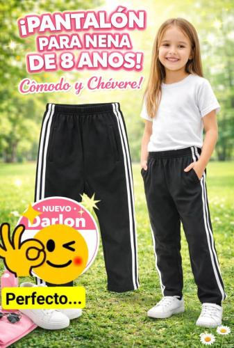 Pantalones Palazos para Nenas en Darlon del 6 al 16 en Varios  Colores - Miniatura 3
