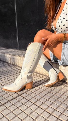 Texanas con Taco Art.5020 Blanco