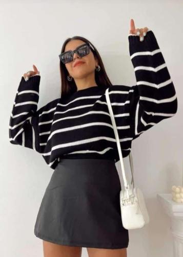 Sweters Rayados-tejido Premium