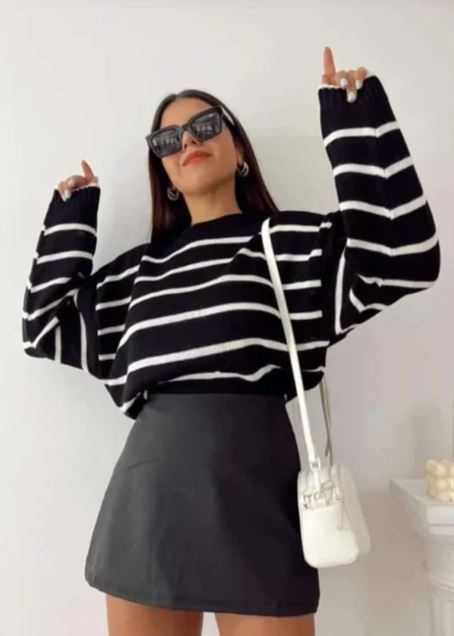 Sweters Rayados-tejido Premium