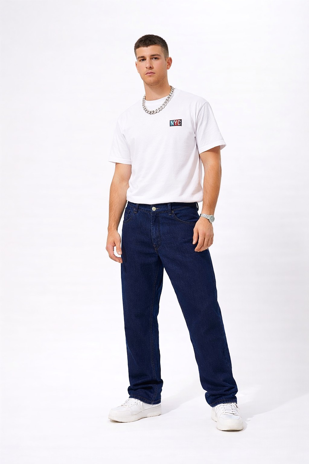 Jean Clásico Hombre Pantalon Ancho Denim Caballero Moda 2000's Hotsale Mayoristas - Imagen 6