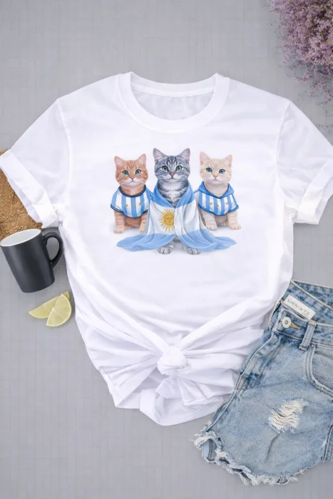 Remera Gatitos  Argentina