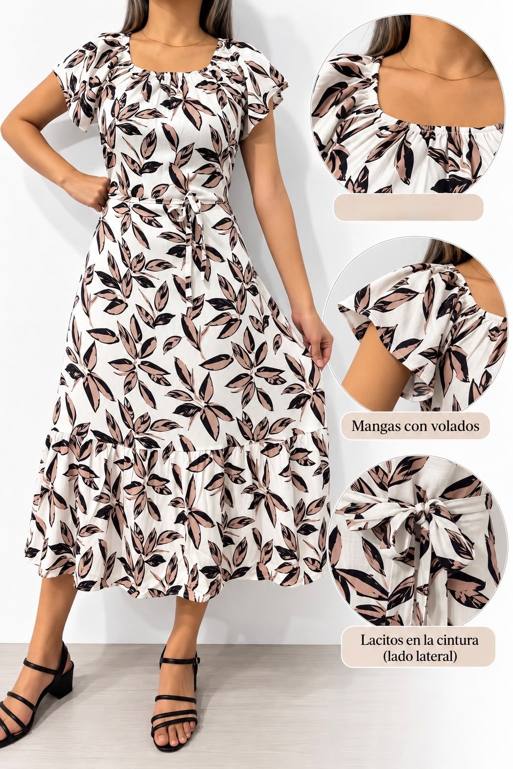 Vestido de Lino y Lycra - Imagen 2