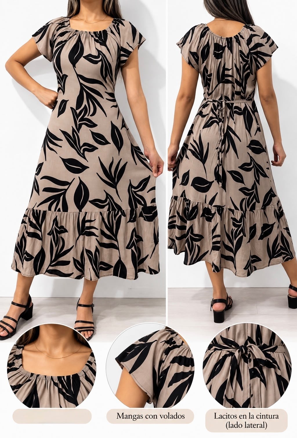 Vestido de Lino y Lycra - Imagen 3