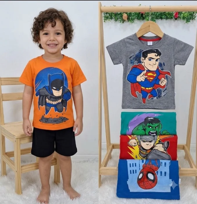 Conjunto Bebe Super Héroes
