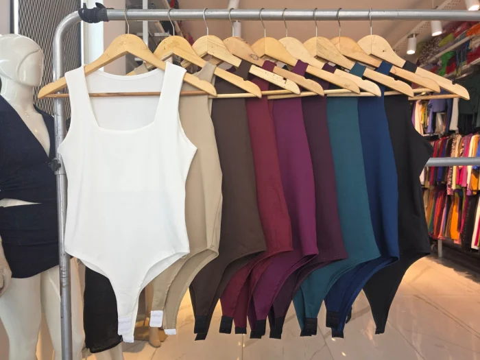 Body Lycra Escote Cuadrado/ Redondo