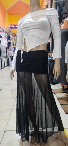 Maxi Pollera  de Microtull