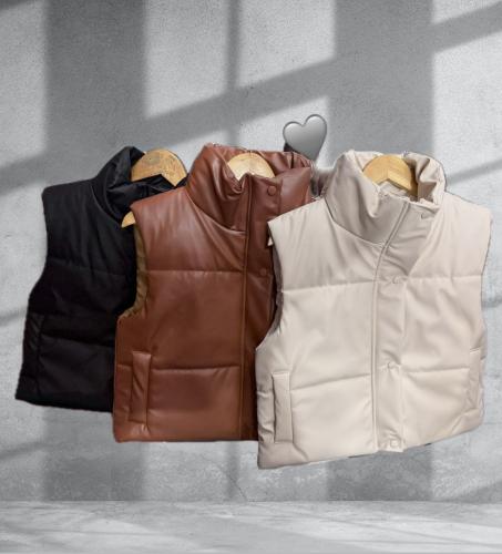 Chaleco Eco Cuero