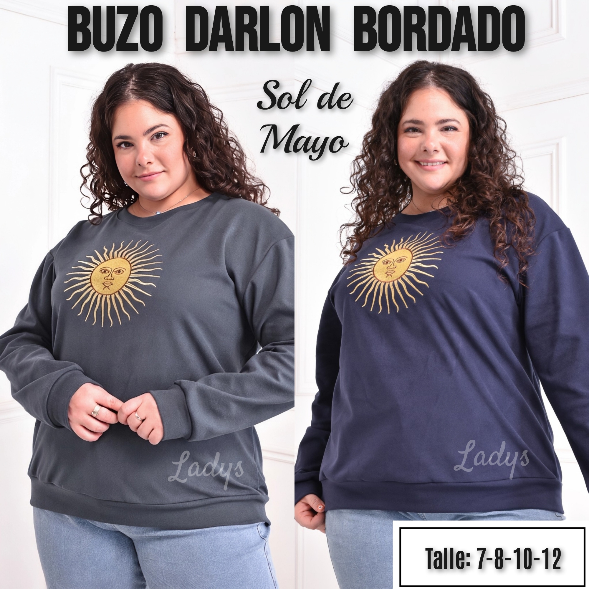 Buzo Darlon Bordado 7 al 12 Especial - Imagen 1