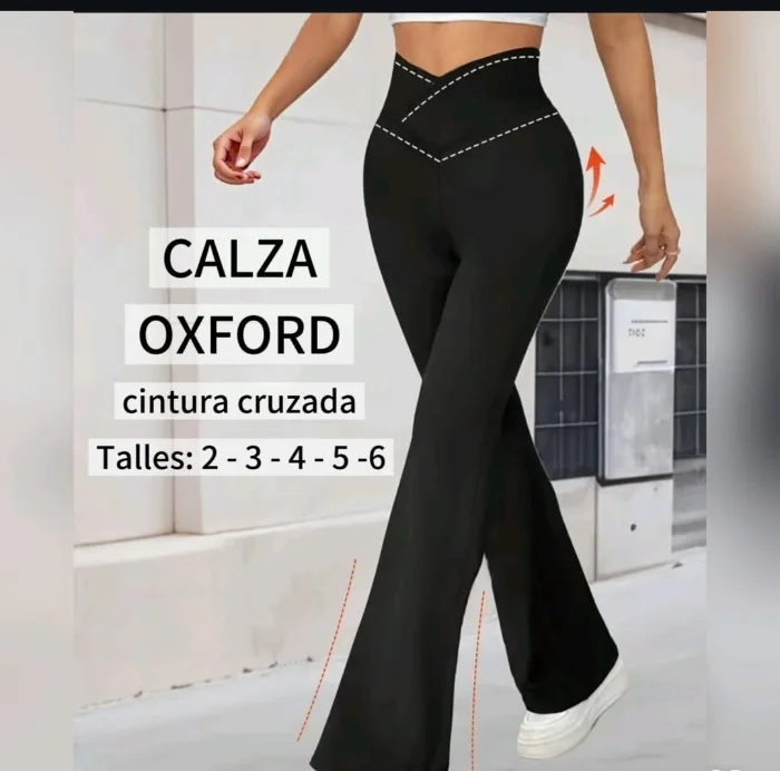 Calza Oxford Cintura Cruzada