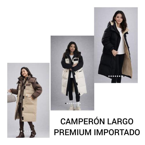 Camperon Largo Importado Premium Talle del M al Xxl - Miniatura 1