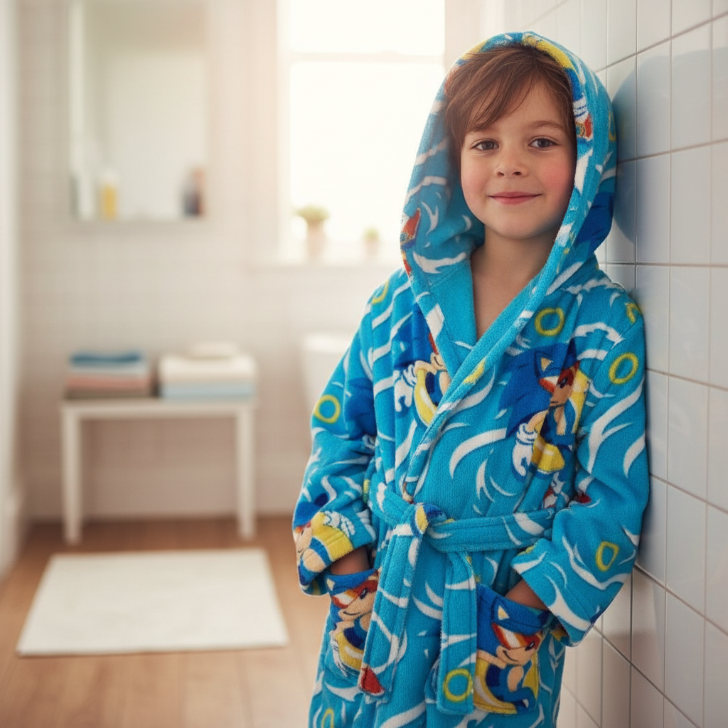 Bata de Baño con Capucha Piñata | Sonic | - Whisk_db698b6c1c17545a11f480408584c1eedr.png