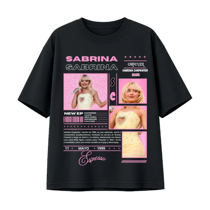 Remera Oversize "sabrina Carpenter " Adulto