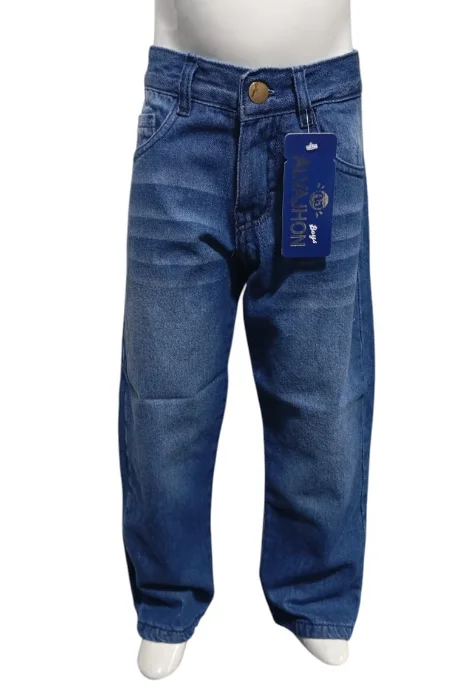Jeans Rigido Oversize Azul