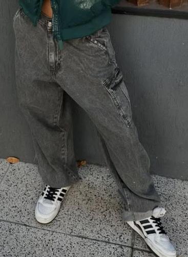 Jeans Baggy Unisex Óxido Azul Gris - Miniatura 2